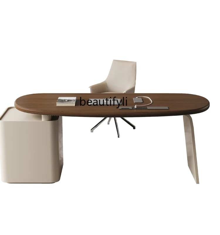 Modern Minimalist Desk Designer Study Home High-Grade Saddle Leather Desk Light Luxury Computer Desk
Modern Minimalist Desk Designer Study Home High-Grade Saddle Leather Desk Light Luxury Computer Desk