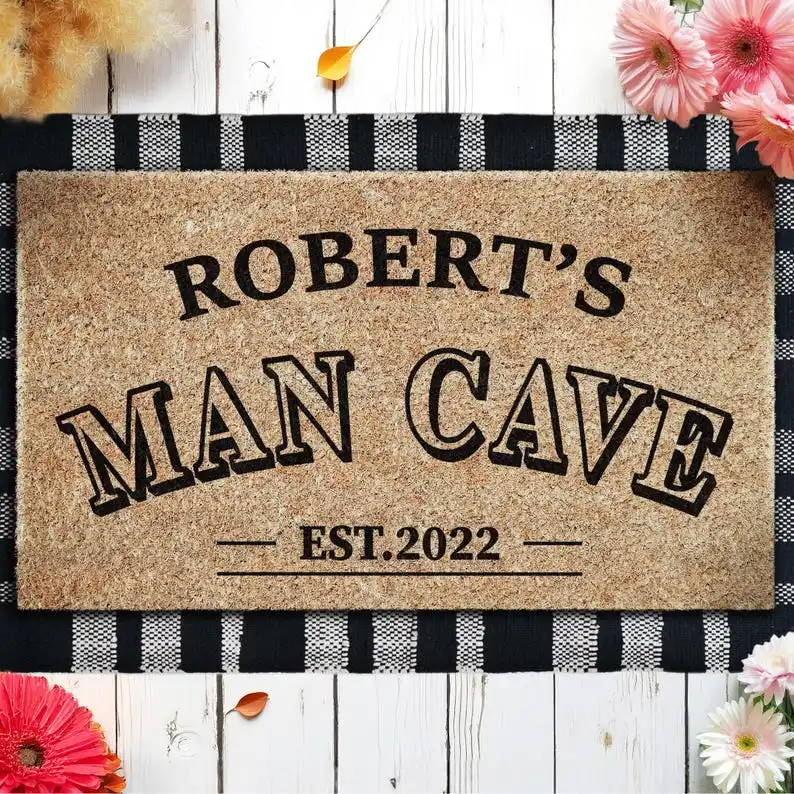 Personalized Man Cave Doormat Man Cave Name EST Date Door Mat Welcome Funny Doormats Hoisewarming Gifts Outdoor Decor Coir Rugs
Personalized Man Cave Doormat Man Cave Name EST Date Door Mat Welcome Funny Doormats Hoisewarming Gifts Outdoor Decor Coir Rugs
