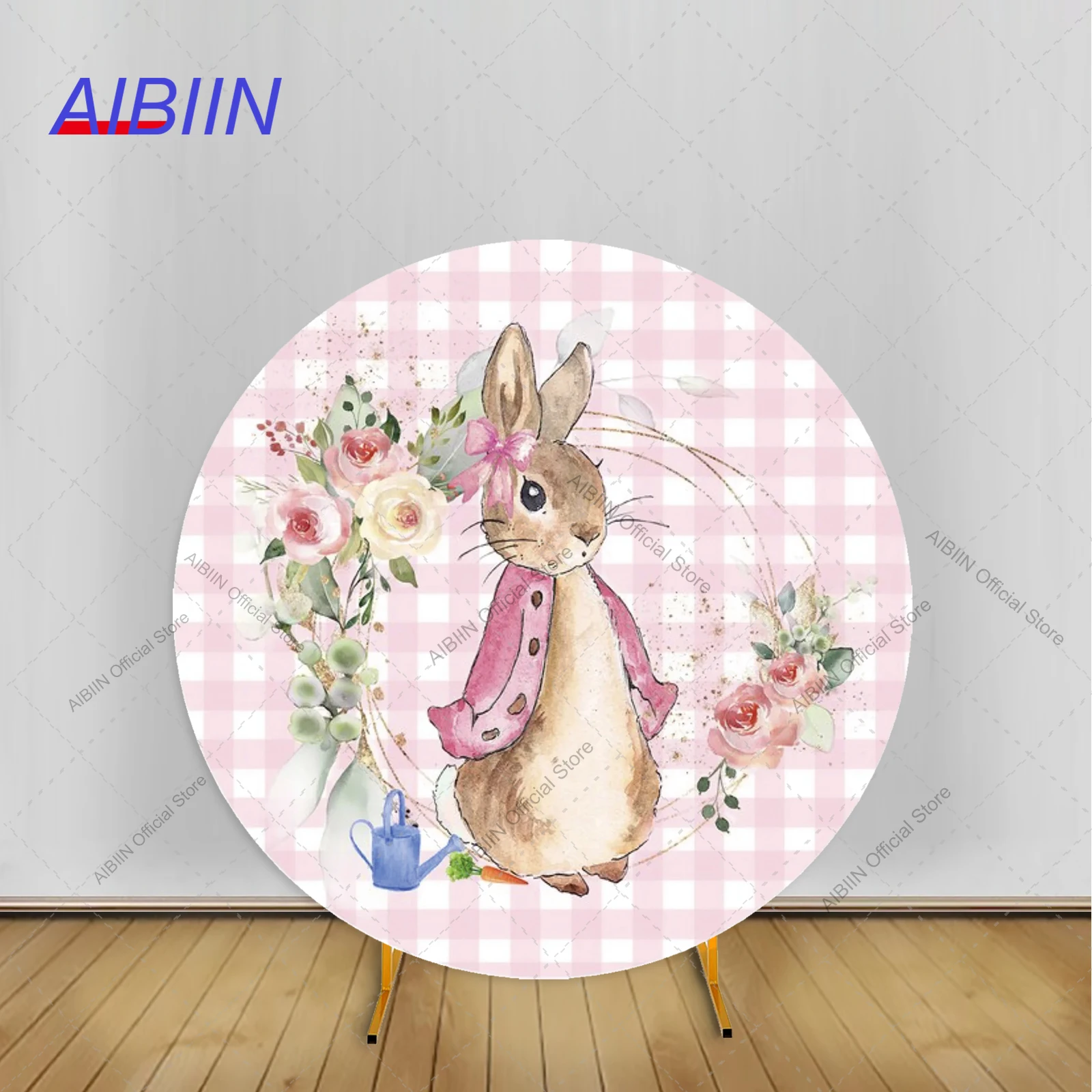 Весенний пасхальный кролик, круглый фон, розовая сетка в клетку, милый кролик, цветочные листья, детский декор для дня рождения, детского душа, вечеринки
Весенний пасхальный кролик, круглый фон, розовая сетка в клетку, милый кролик, цветочные листья, детский декор для дня рождения, детского душа, вечеринки