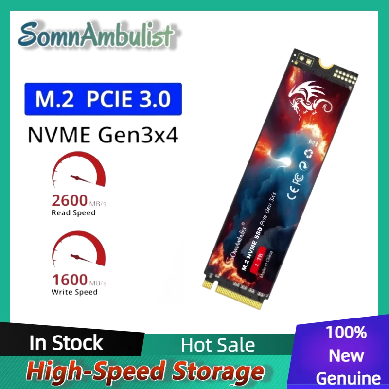 SomnAmbulist SSD M2 NVME 128GB 256GB 512GB 1TB SSD M.2 2280 PCIe 3.0 Internal Solid State Drive For Laptop Desktop Game Console
SomnAmbulist SSD M2 NVME 128GB 256GB 512GB 1TB SSD M.2 2280 PCIe 3.0 Internal Solid State Drive For Laptop Desktop Game Console