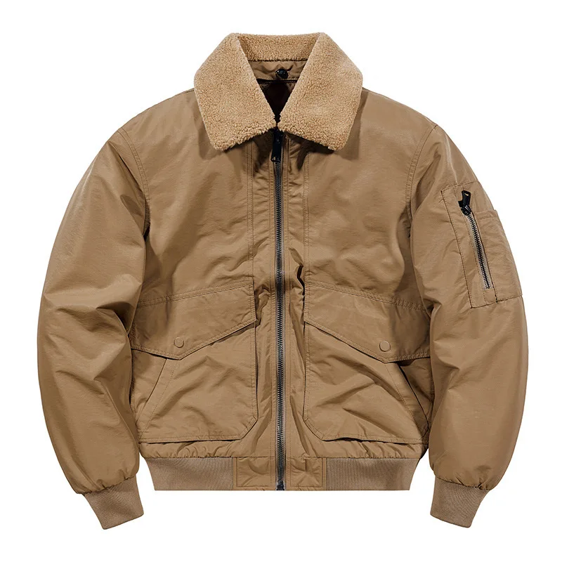 Мужская зимняя толстая хлопковая куртка со съемным меховым воротником-стойкой, теплая парка, повседневная верхняя одежда, осенняя мода
Мужская зимняя толстая хлопковая куртка со съемным меховым воротником-стойкой, теплая парка, повседневная верхняя одежда, осенняя мода