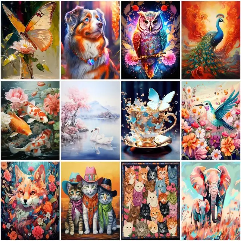 CHENISTORY Painting By Number Animal HandPainted Paintings Gift DIY Pictures By Numbers Kits Drawing On Canvas Home Decor
CHENISTORY Painting By Number Animal HandPainted Paintings Gift DIY Pictures By Numbers Kits Drawing On Canvas Home Decor