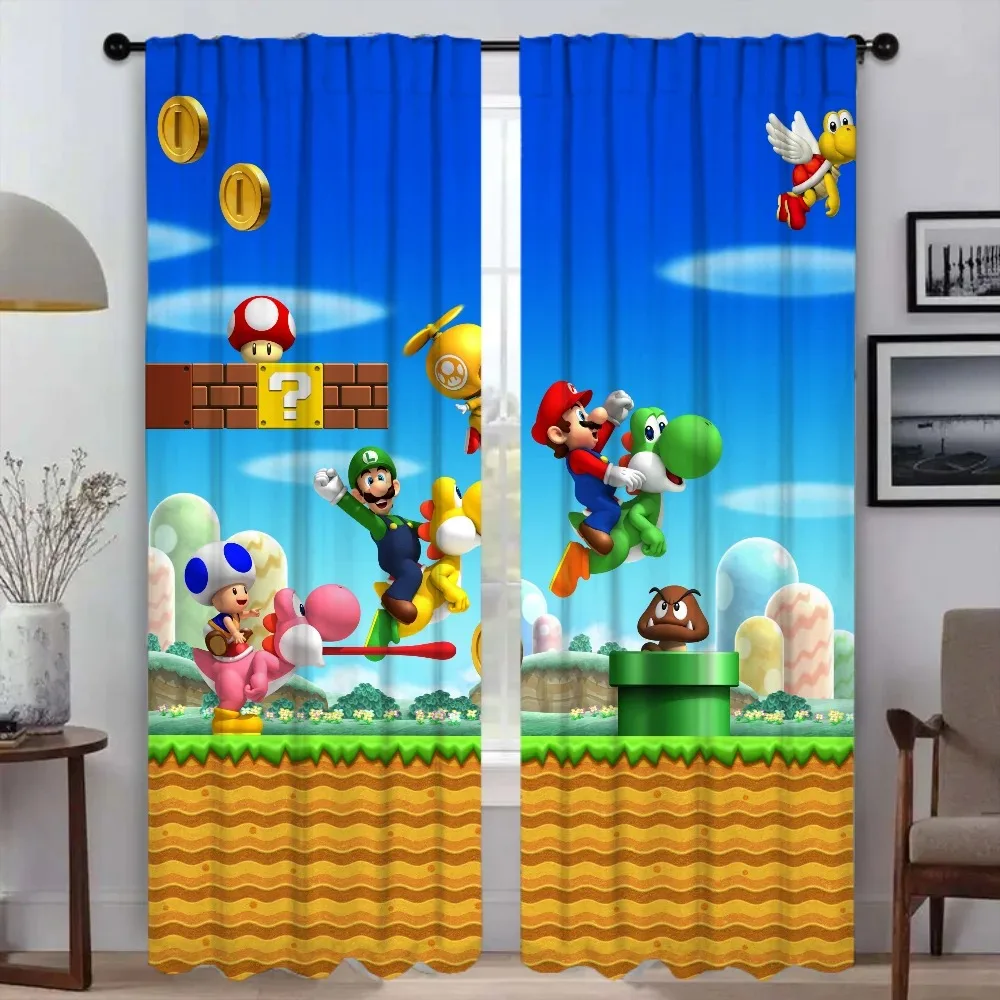 2pcs Anime Mario Kids Curtains 140x180 3D Printing High Blackout Curtains for Living Room Bedroom Decoration Boys Girls Gifts
2pcs Anime Mario Kids Curtains 140x180 3D Printing High Blackout Curtains for Living Room Bedroom Decoration Boys Girls Gifts