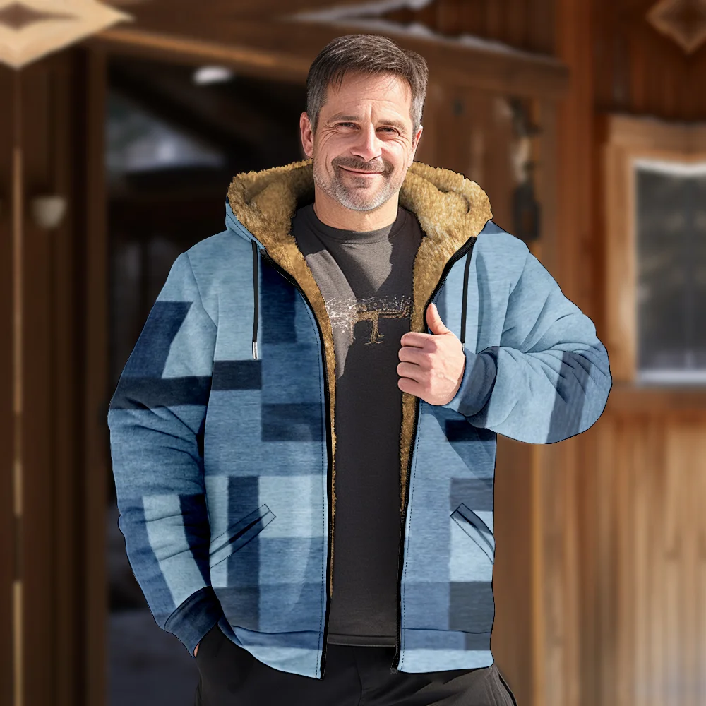 Men's Jacket Zipper Hoodies Winter Fashion Clothing Long Sleeve Plaid Sweatshirt Vintage Jacket Stylish Outerwear Coat
Men's Jacket Zipper Hoodies Winter Fashion Clothing Long Sleeve Plaid Sweatshirt Vintage Jacket Stylish Outerwear Coat