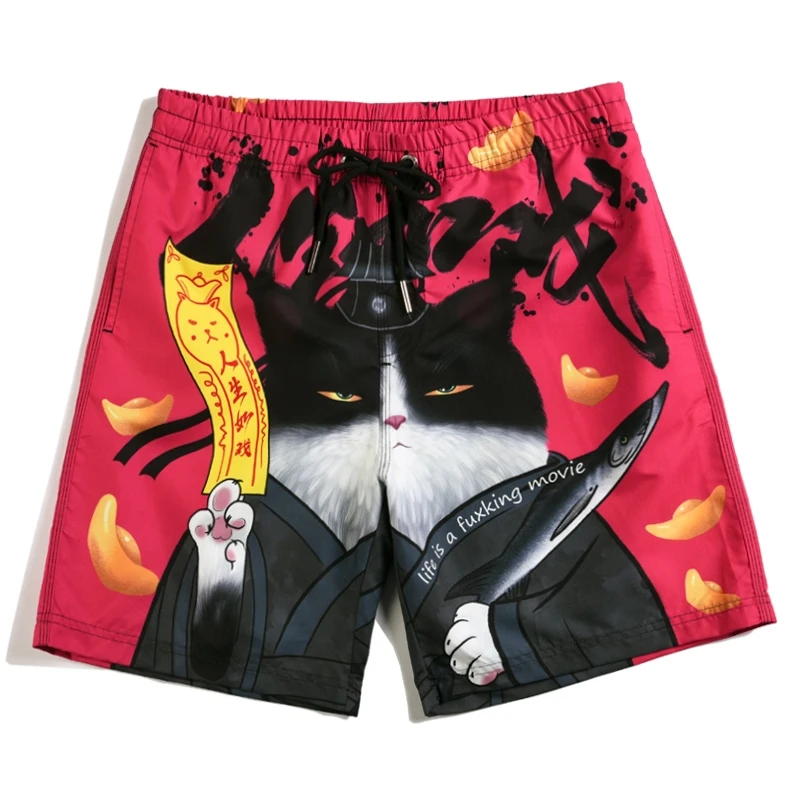 Men's Hawaiian swimming trunks 3D abstract paper kitten print shorts quick-drying outdoor leisure sports fashion men's shorts
Men's Hawaiian swimming trunks 3D abstract paper kitten print shorts quick-drying outdoor leisure sports fashion men's shorts