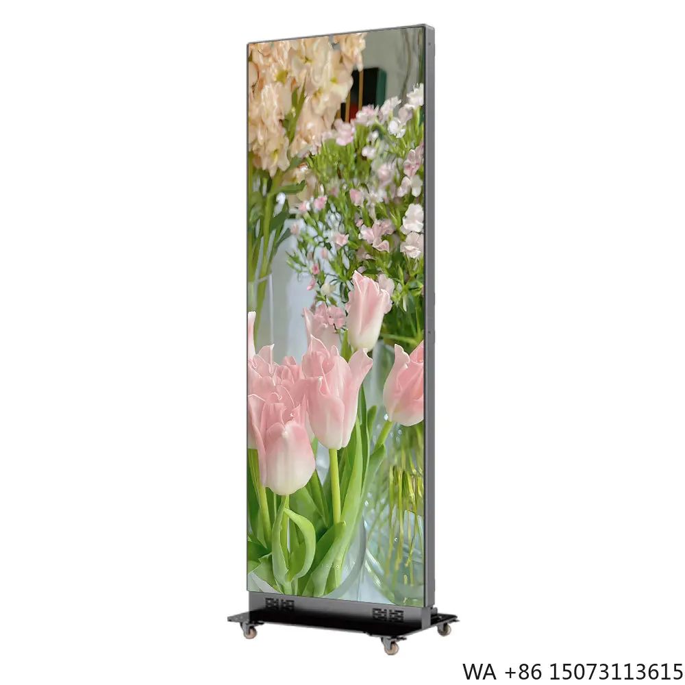 Легкий светодиодный тотемный дисплей 35 мм, ультратонкий коммерческий рекламный экран с управлением через USB и Wi-Fi
Легкий светодиодный тотемный дисплей 35 мм, ультратонкий коммерческий рекламный экран с управлением через USB и Wi-Fi