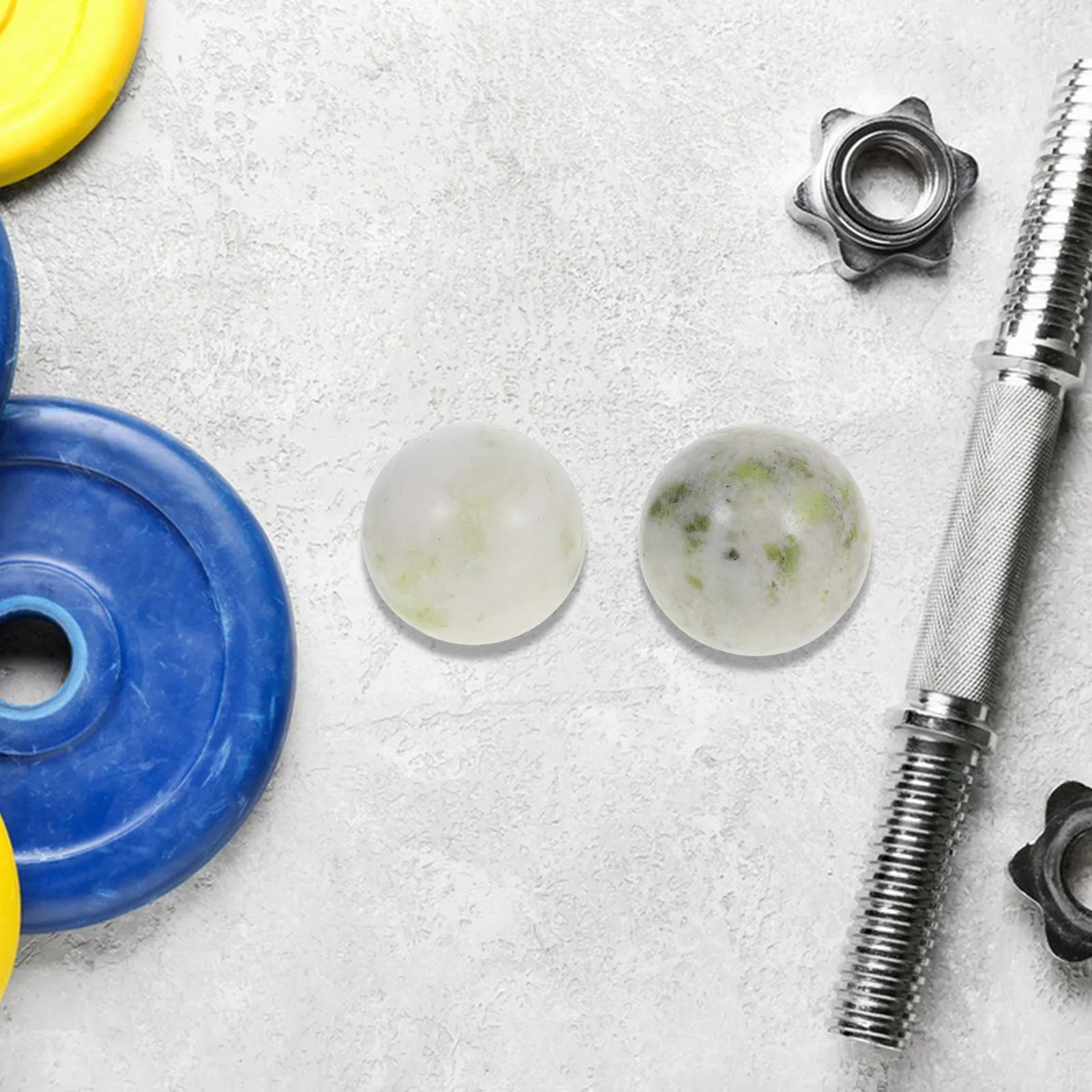 2Pcs Jade Hand Exercise Baoding Balls Health Massage Tools for Meditation Stress Relief Hand Therapy Deep Tissue Fitness
2Pcs Jade Hand Exercise Baoding Balls Health Massage Tools for Meditation Stress Relief Hand Therapy Deep Tissue Fitness