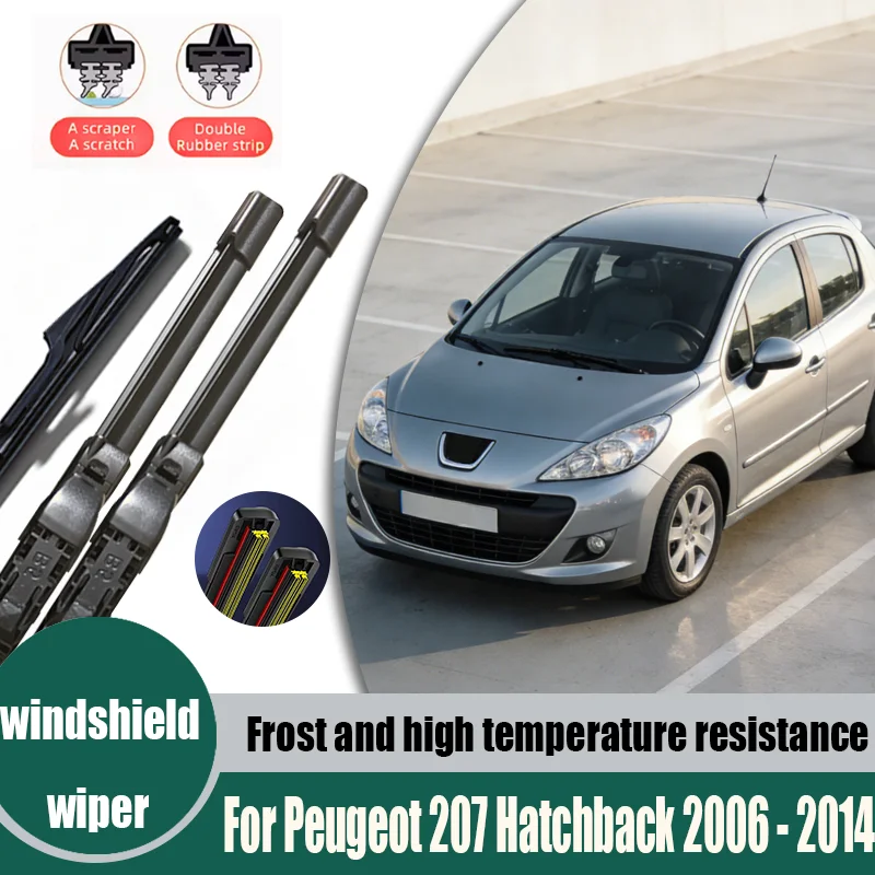 Wiper LHD Front & Rear Wiper Blades Set For Peugeot 207 Hatchback 2006 - 2014 Windshield Windscreen Front Rear Window 26"+17"+16
Wiper LHD Front & Rear Wiper Blades Set For Peugeot 207 Hatchback 2006 - 2014 Windshield Windscreen Front Rear Window 26"+17"+16
