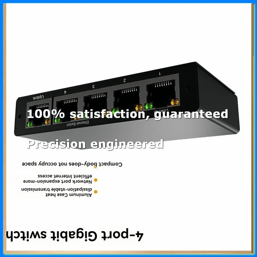 Gigabit Network Splitter 1000Mbps RJ45 LAN 1 to 4 Network Port Expansion Network Splitter Simultaneous Internet Access-ELEC
Gigabit Network Splitter 1000Mbps RJ45 LAN 1 to 4 Network Port Expansion Network Splitter Simultaneous Internet Access-ELEC