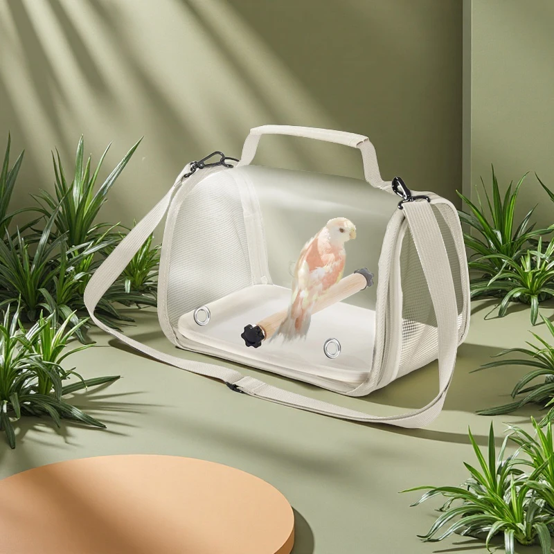 Portable Bird Cage with Wooden Stand Suitable for Parrots Birds Hamsters Comfortable small pets takeaway bag for travel & outdoo
Portable Bird Cage with Wooden Stand Suitable for Parrots Birds Hamsters Comfortable small pets takeaway bag for travel & outdoo