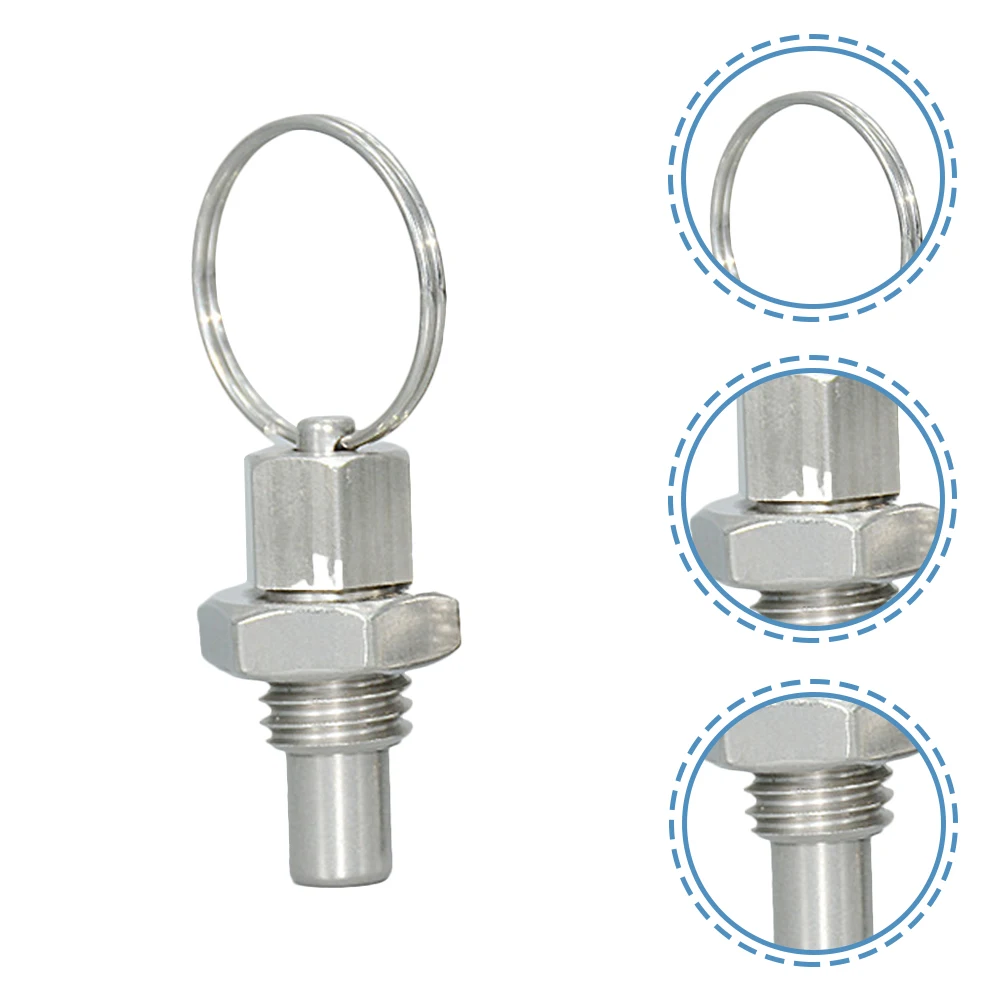 4pcs Spring Positioning Pins Stainless Steel Coupler Plunger Pull Rings Durable Mechanical Accessories Ball Head
4pcs Spring Positioning Pins Stainless Steel Coupler Plunger Pull Rings Durable Mechanical Accessories Ball Head