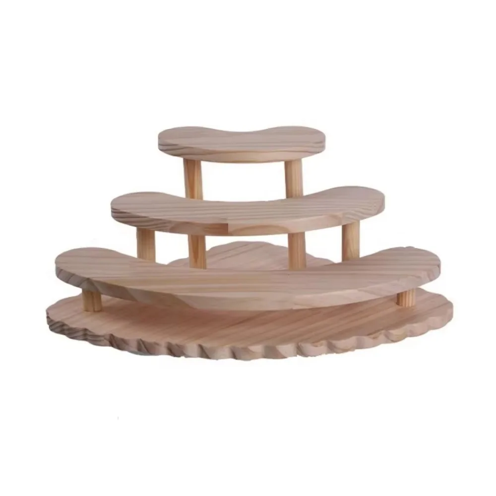 Creative Wooden Display Riser Stand DIY 3 Tier Cupcake Display Cabinet Quadrant Simple Figurine Display Shelf Home Decor
Creative Wooden Display Riser Stand DIY 3 Tier Cupcake Display Cabinet Quadrant Simple Figurine Display Shelf Home Decor