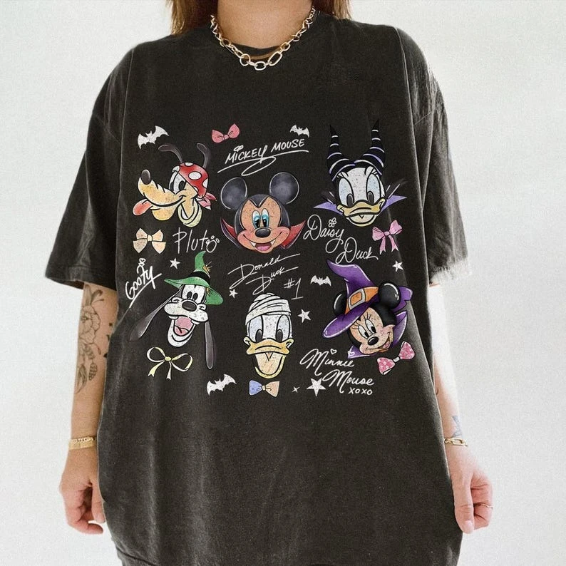 Disney Mickey & Friends Mickey Mouse Vintage Cotton T-Shirt Mickey Minnie Donald Daisy Classic Couple Matching Casual Tee Tops
Disney Mickey & Friends Mickey Mouse Vintage Cotton T-Shirt Mickey Minnie Donald Daisy Classic Couple Matching Casual Tee Tops