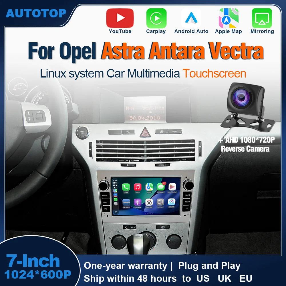 AUTOTOP 7" YouTube CarPlay Multimedia Stereo For Opel Vauxhall Astra Antara Meriva Vivaro Combo Signum Vectra Corsa Android Auto
AUTOTOP 7" YouTube CarPlay Multimedia Stereo For Opel Vauxhall Astra Antara Meriva Vivaro Combo Signum Vectra Corsa Android Auto