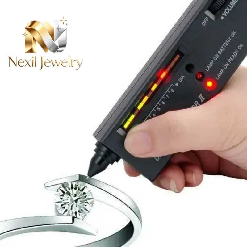 Nexil Jewelry Test Positive 1.5. 3.0Ct 7.5,9.0mm D Color VVS1 Moissanite Engagement Ring AU585 14K White Gold Anniversary Diam
Nexil Jewelry Test Positive 1.5. 3.0Ct 7.5,9.0mm D Color VVS1 Moissanite Engagement Ring AU585 14K White Gold Anniversary Diam