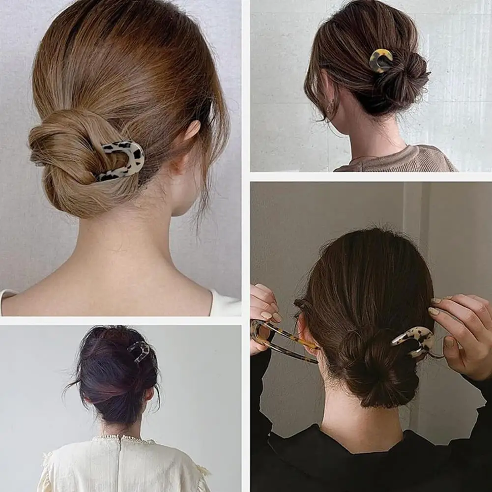 U-shaped Hairpin Stylish Acrylic Hair Stick for Women U-shaped Bun Hairpin with Secure Fixation Elegant Hair Styling for Updos
U-shaped Hairpin Stylish Acrylic Hair Stick for Women U-shaped Bun Hairpin with Secure Fixation Elegant Hair Styling for Updos