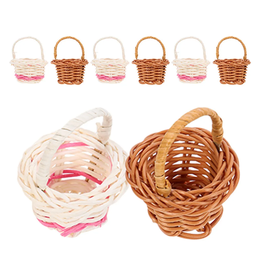 Набор из 8 миниатюрных плетеных корзинок с ручками, портативные, в деревенском стиле, для хранения конфет, домашнего декора, маленькие плетеные корзинки, мини-корзинки
Набор из 8 миниатюрных плетеных корзинок с ручками, портативные, в деревенском стиле, для хранения конфет, домашнего декора, маленькие плетеные корзинки, мини-корзинки