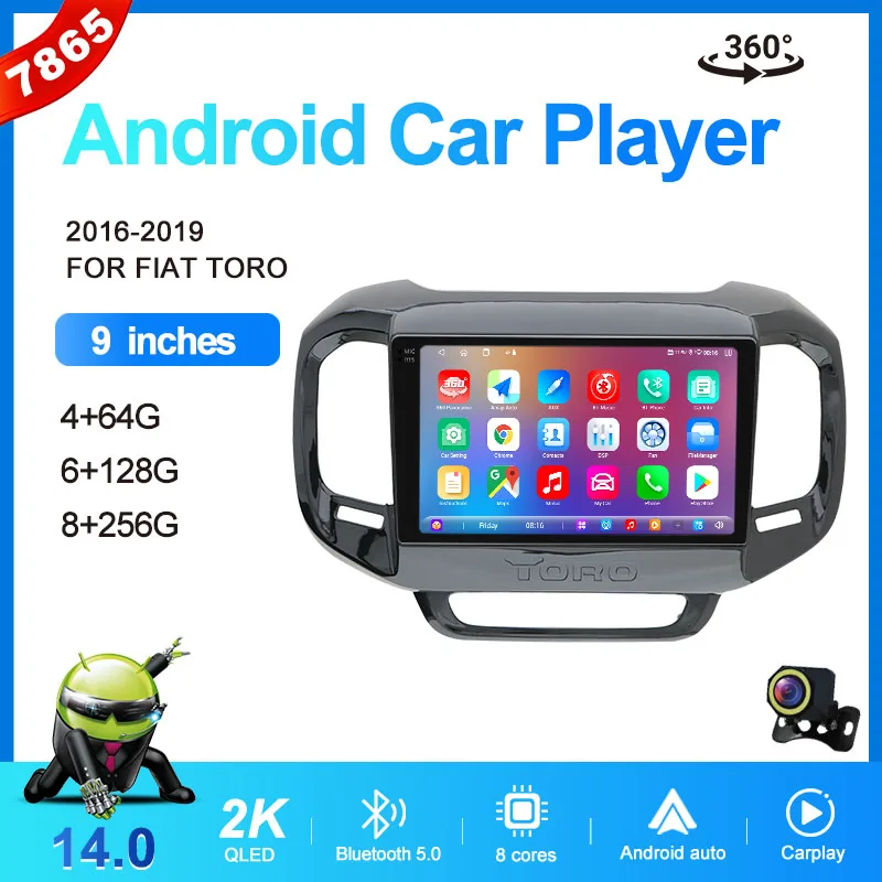 MeiHua для Fiat Toro 2016-2019 Android 14 2K автомобильный радиоприемник мультимедийный видеоплеер CarPlay Auto 4G GPS навигация стерео головное устройство
MeiHua для Fiat Toro 2016-2019 Android 14 2K автомобильный радиоприемник мультимедийный видеоплеер CarPlay Auto 4G GPS навигация стерео головное устройство