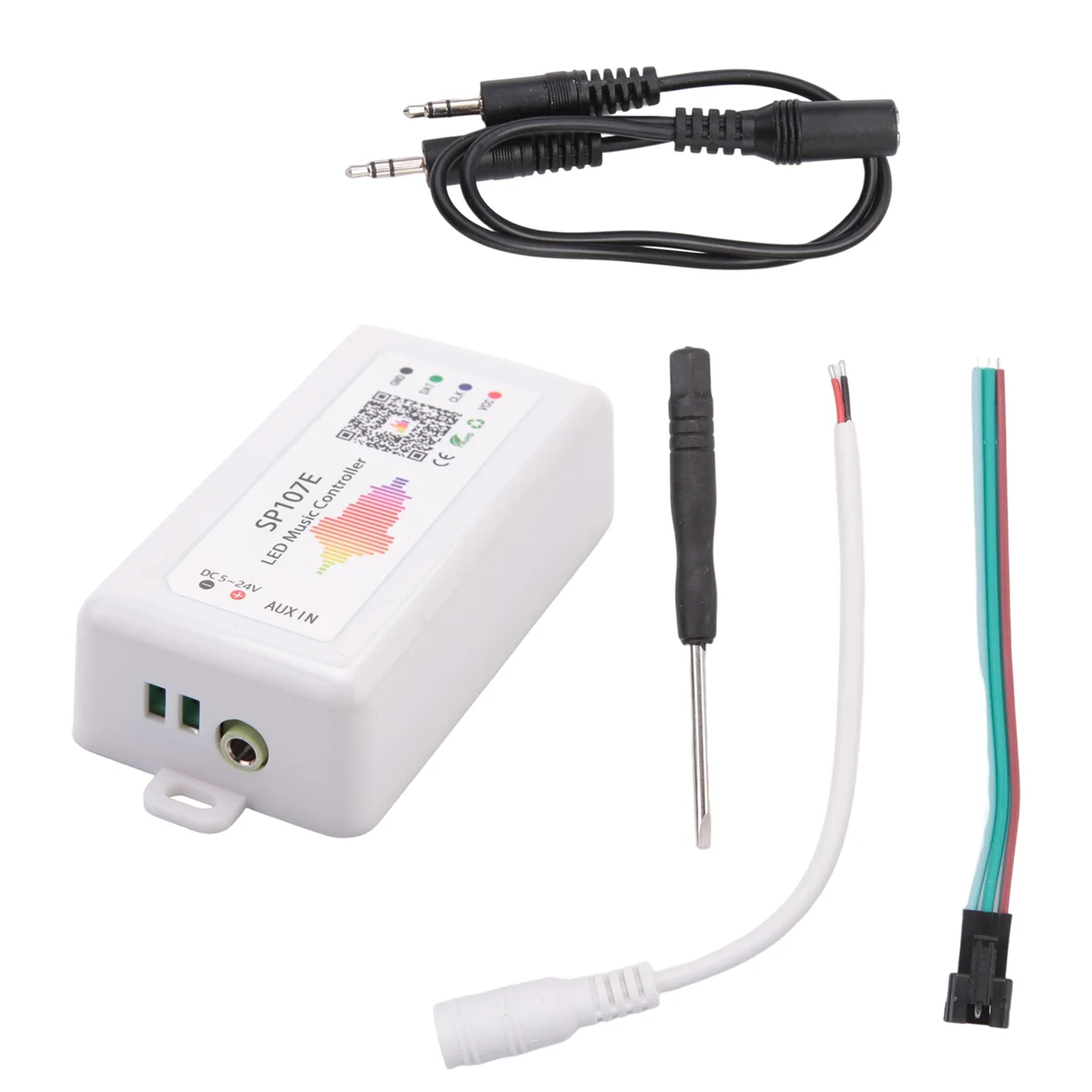 Светодиодный контроллер SuperDeals SP107E Bluetooth Smart APP WS2811/2812B Световая лента с затемнением Светодиодный музыкальный контроллер
Светодиодный контроллер SuperDeals SP107E Bluetooth Smart APP WS2811/2812B Световая лента с затемнением Светодиодный музыкальный контроллер