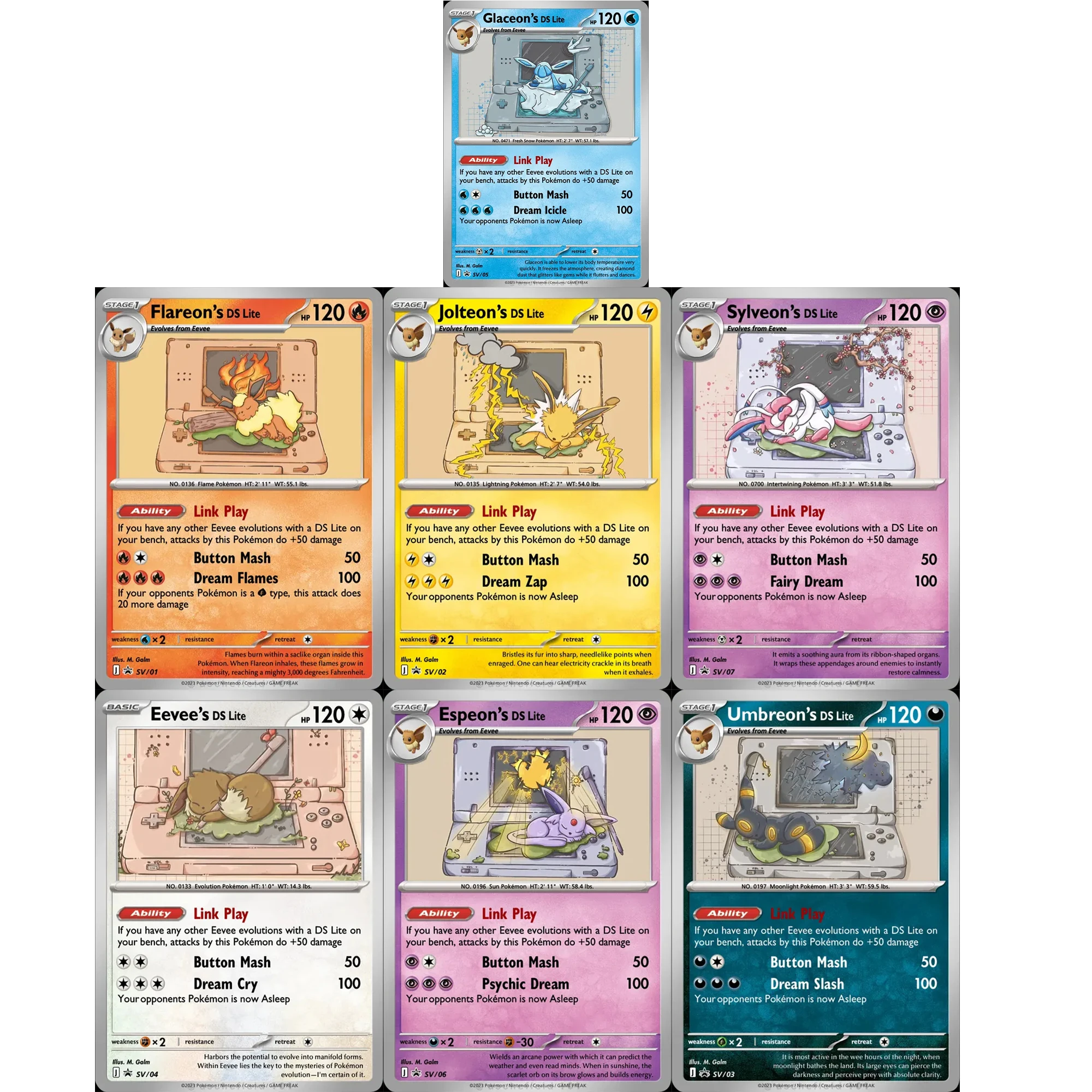 DIY Self Control Pokemon Ptcg Eevee Sylveon Umbreon Card Classic Game Anime Collection No Flash
DIY Self Control Pokemon Ptcg Eevee Sylveon Umbreon Card Classic Game Anime Collection No Flash