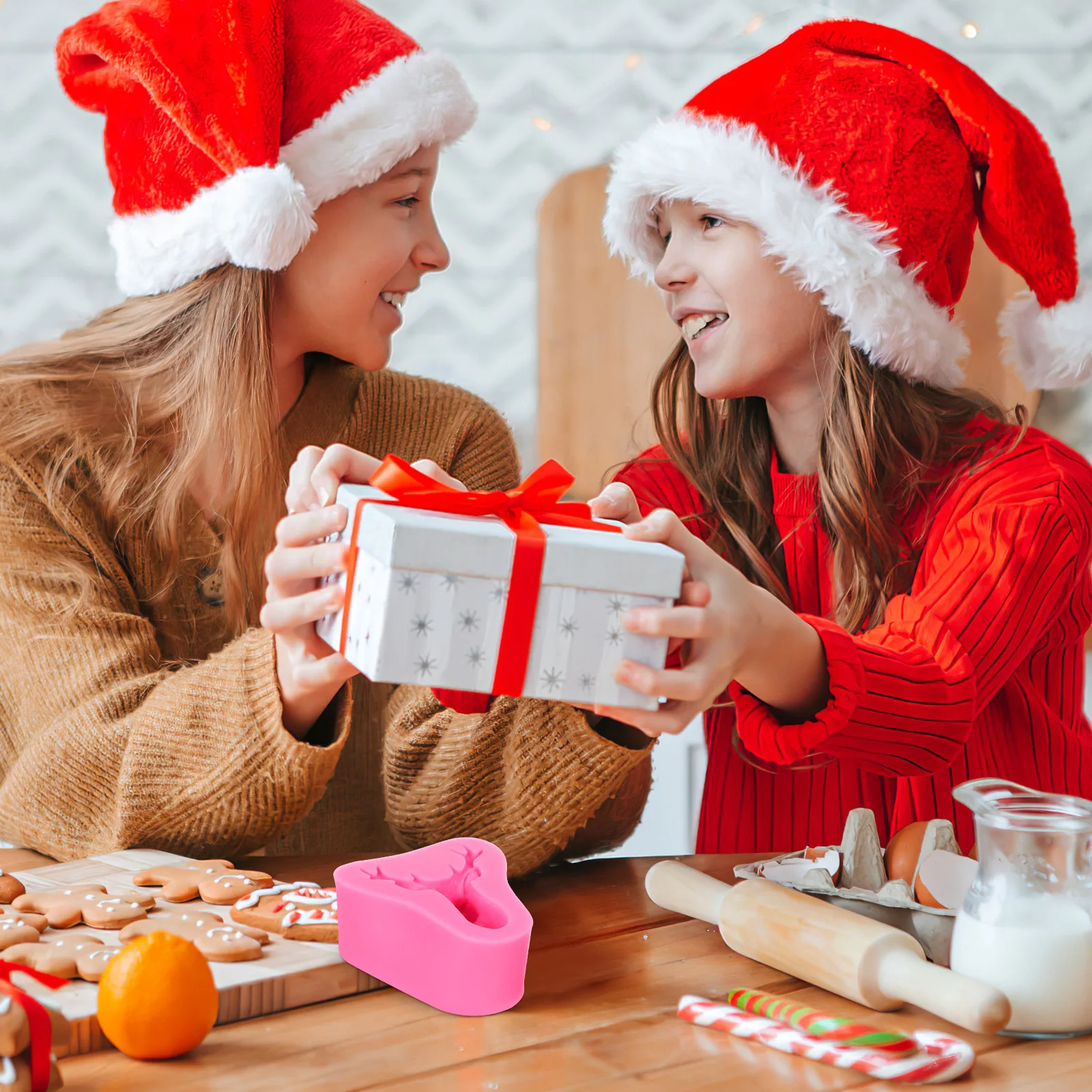 Christmas Silicone Deer Head Cake Mold 3D Random Color Non-Stick Flexible Fondant Chocolate Baking Mold Silicone Fondant Molds
Christmas Silicone Deer Head Cake Mold 3D Random Color Non-Stick Flexible Fondant Chocolate Baking Mold Silicone Fondant Molds