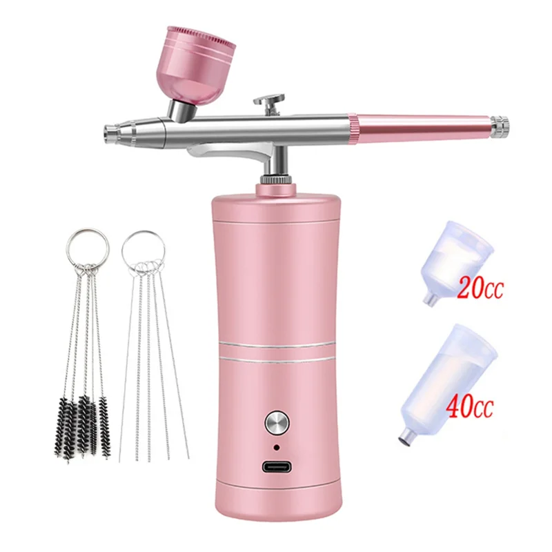 High Quality-Rechargeable Air Brush Compressor Kit Air Brush Sprayer Tool Water Oxygen Deep Hydrating Machine For Nail Art Tatto
High Quality-Rechargeable Air Brush Compressor Kit Air Brush Sprayer Tool Water Oxygen Deep Hydrating Machine For Nail Art Tatto