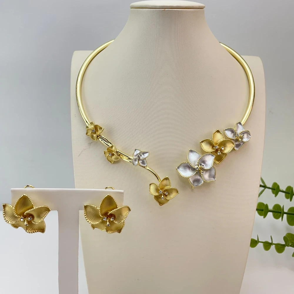 Yuminglai Dubai Fine Jewlery High Quality Necklace Sets for Women Anniversary Wedding FHK28955
Yuminglai Dubai Fine Jewlery High Quality Necklace Sets for Women Anniversary Wedding FHK28955