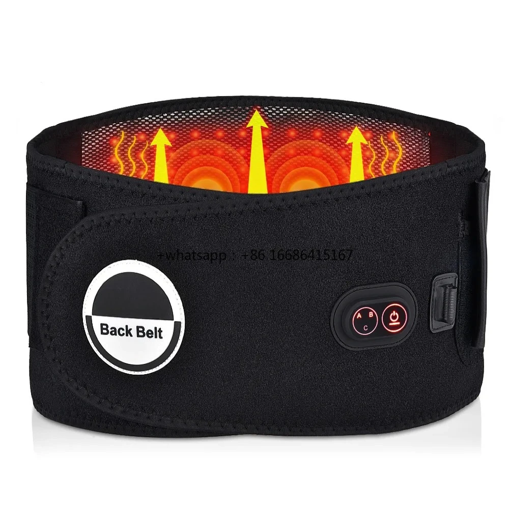 Red Light Heating Massage Belt, Electric Heating Belt, Lumbar Disc Massage Therapy Belt