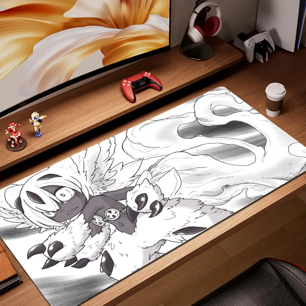 Black And White Mouse Pad Cartoon Made in Abyss Keyboard Desk Mat XXL Game Rubber No-slip Mouse Mat Gamer Riko Nanachi Mausepad
Black And White Mouse Pad Cartoon Made in Abyss Keyboard Desk Mat XXL Game Rubber No-slip Mouse Mat Gamer Riko Nanachi Mausepad