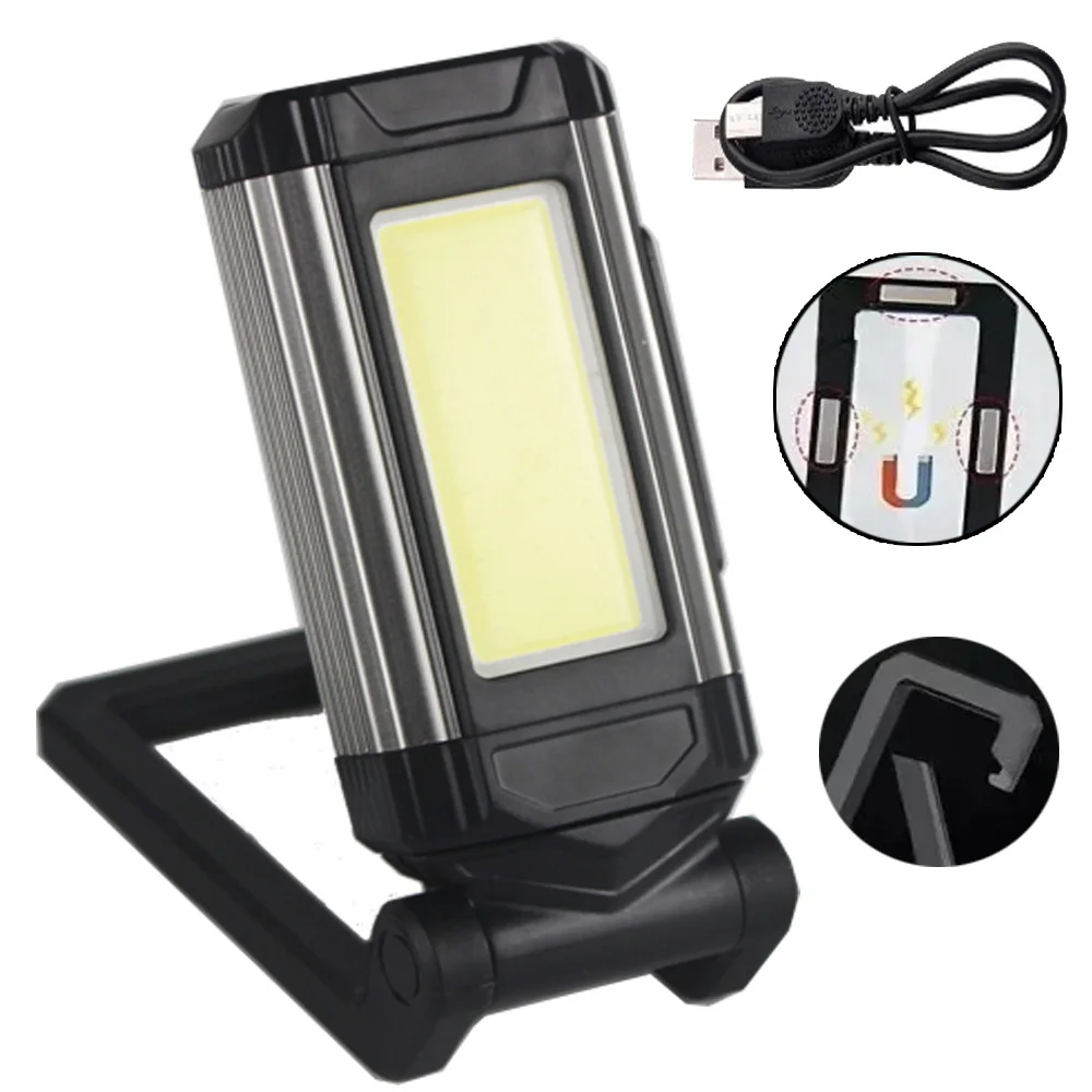 COB Work Light Type-C Rechargeable LED Flashlight Power Bank Function Portable Magnetic Lantern Camping Light Long Range Lamp
COB Work Light Type-C Rechargeable LED Flashlight Power Bank Function Portable Magnetic Lantern Camping Light Long Range Lamp