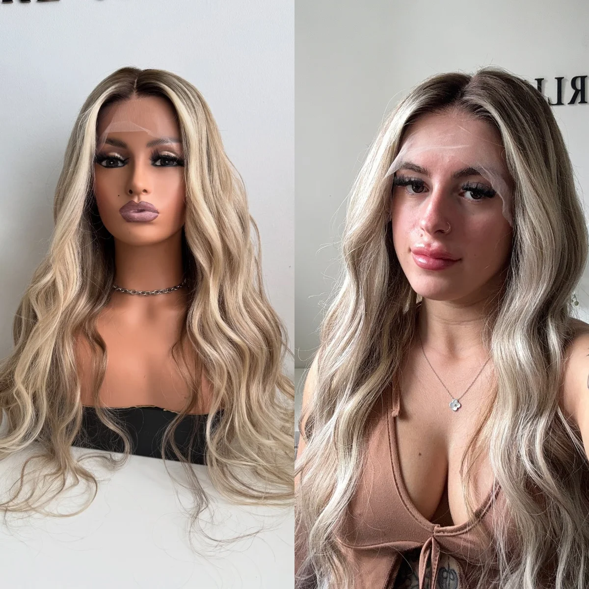 26 Inches Shadow Roots Ash Platinum Blonde Synthetic Lace Frontal Wigs Long Length Loose Deep Wave High Quality Realistic Wigs
26 Inches Shadow Roots Ash Platinum Blonde Synthetic Lace Frontal Wigs Long Length Loose Deep Wave High Quality Realistic Wigs