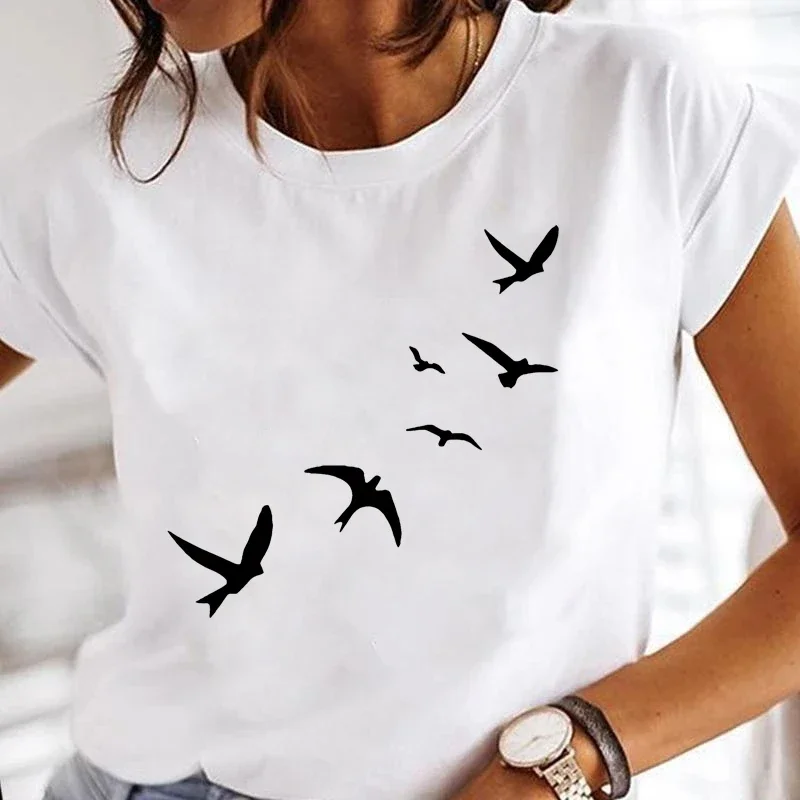 Женская футболка с короткими рукавами и принтом размера PLUS, свободная и повседневная, мягкая, удобная и дышащая, для занятий спортом на открытом воздухе
Женская футболка с короткими рукавами и принтом размера PLUS, свободная и повседневная, мягкая, удобная и дышащая, для занятий спортом на открытом воздухе