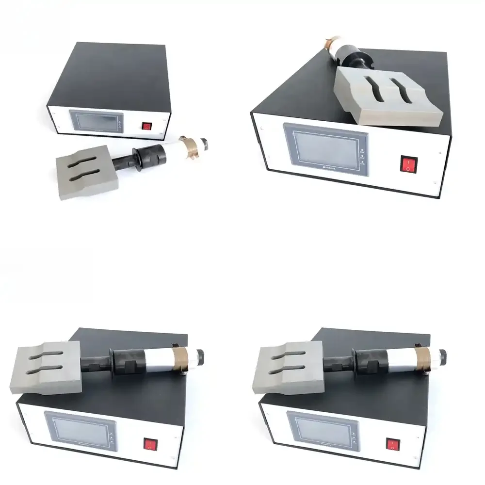 15KHz 4200W Ultrasonic Generator with Horn Boos-ter Flange And Transducer for Cup Mask Making Machine
15KHz 4200W Ultrasonic Generator with Horn Boos-ter Flange And Transducer for Cup Mask Making Machine