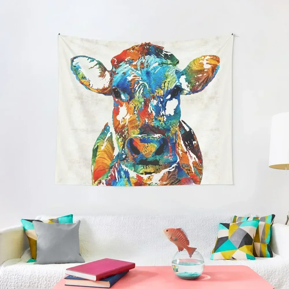 Colorful Cow Art - Mootown - By Sharon Cummings Tapestry Room Decor Room Decoration Korean Style Tapestry
Colorful Cow Art - Mootown - By Sharon Cummings Tapestry Room Decor Room Decoration Korean Style Tapestry