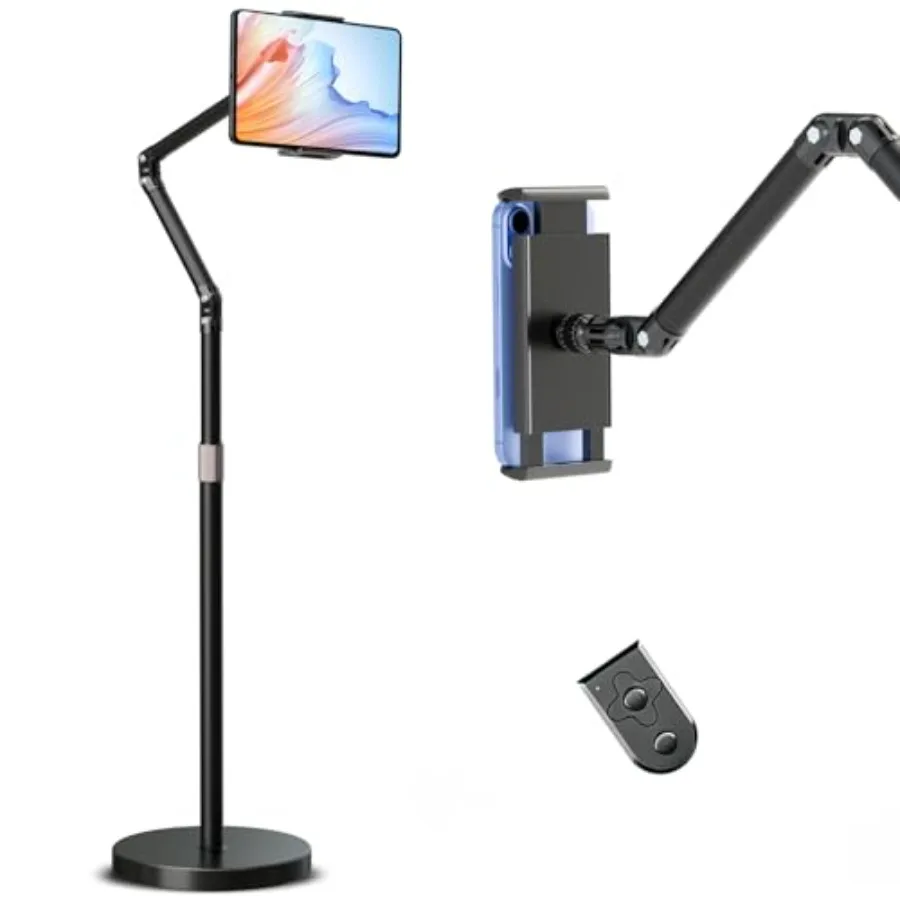 EASPEAR iPad Floor Stand 65.75-in Adjustable Height Tablet Stand for Bed with 360 Rotation and Wireless Remote Compatible with
EASPEAR iPad Floor Stand 65.75-in Adjustable Height Tablet Stand for Bed with 360 Rotation and Wireless Remote Compatible with
