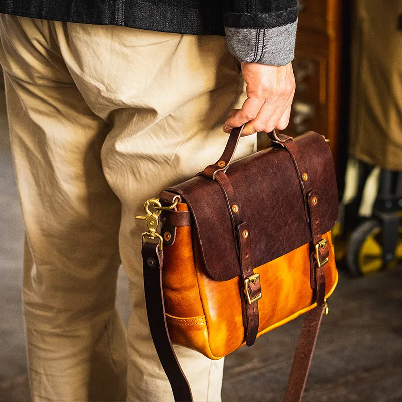 High quality genuine leather men messenger bag casual outdoor luxury real cowhide shoulder bag first layer cowhide handbag
High quality genuine leather men messenger bag casual outdoor luxury real cowhide shoulder bag first layer cowhide handbag