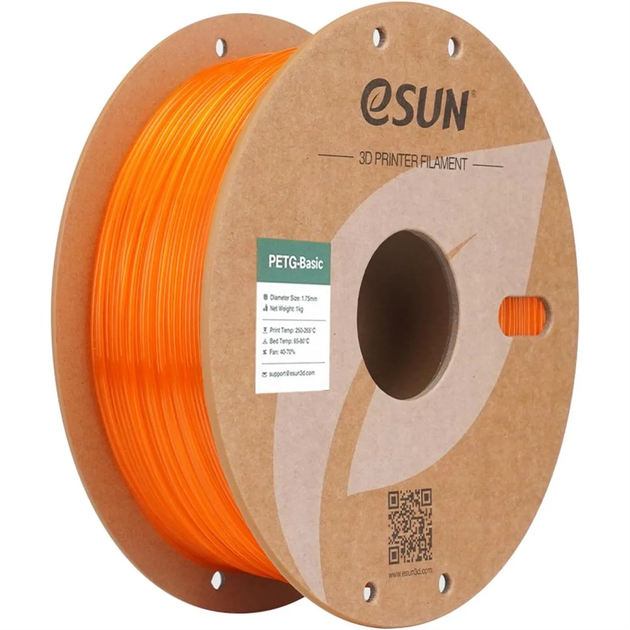 PETG Filament 1.75mm, High Toughness Glossy 3D Printing Filament, 1KG Spool (2.2 LBS) for 3D Printer, Transparent Orange
PETG Filament 1.75mm, High Toughness Glossy 3D Printing Filament, 1KG Spool (2.2 LBS) for 3D Printer, Transparent Orange