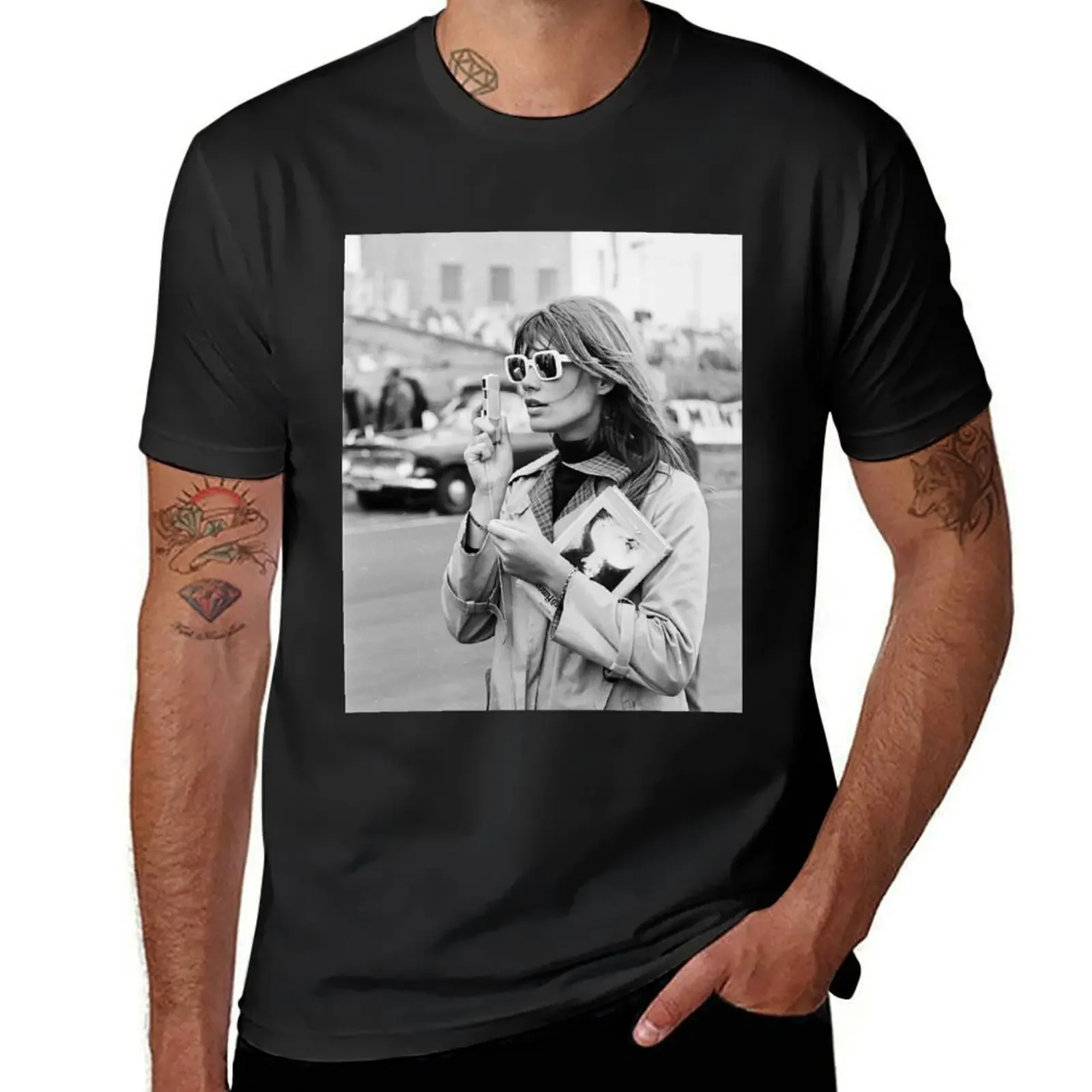 Franoise Hardy - 60s T-Shirt graphic t shirts Luxury man Short sleeve tee animal prinfor boys shirts men graphic
Franoise Hardy - 60s T-Shirt graphic t shirts Luxury man Short sleeve tee animal prinfor boys shirts men graphic