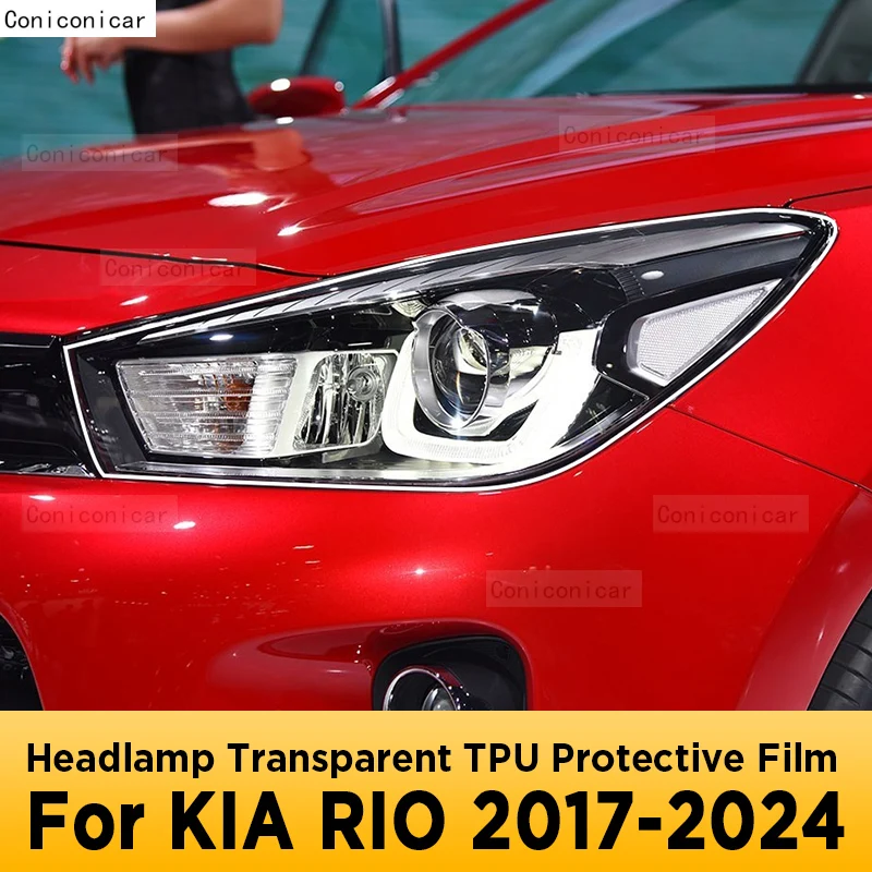 For KIA RIO 2017-2024 2023 Car Exterior Headlight Anti-scratch Front Lamp Transparent TPU Protective Film Accessories
For KIA RIO 2017-2024 2023 Car Exterior Headlight Anti-scratch Front Lamp Transparent TPU Protective Film Accessories
