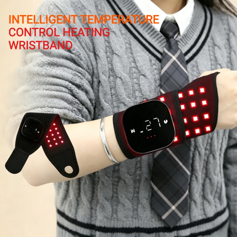 Red Light Therapy Wristband Rechargeable Heating Vibration Wireless Portable Electric Wrist Massager Relaxation Equipment
Red Light Therapy Wristband Rechargeable Heating Vibration Wireless Portable Electric Wrist Massager Relaxation Equipment