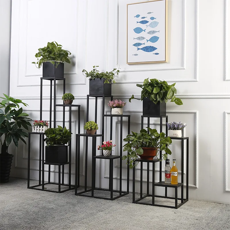 Indoor Wrought Iron Flower Stand Multi-layer Floor-to-ceiling Flower Shop Storage Stand Multifunctional Hanging Basket Pot Stand
Indoor Wrought Iron Flower Stand Multi-layer Floor-to-ceiling Flower Shop Storage Stand Multifunctional Hanging Basket Pot Stand