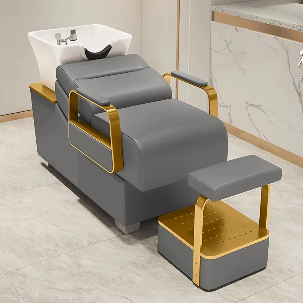 Thai Shampoo Simple Bed Massage Fashion Ergonomic Unique Shampoo ReclinerErgonomic Luxury Cadeira De Barbearia Salon Furniture
Thai Shampoo Simple Bed Massage Fashion Ergonomic Unique Shampoo ReclinerErgonomic Luxury Cadeira De Barbearia Salon Furniture