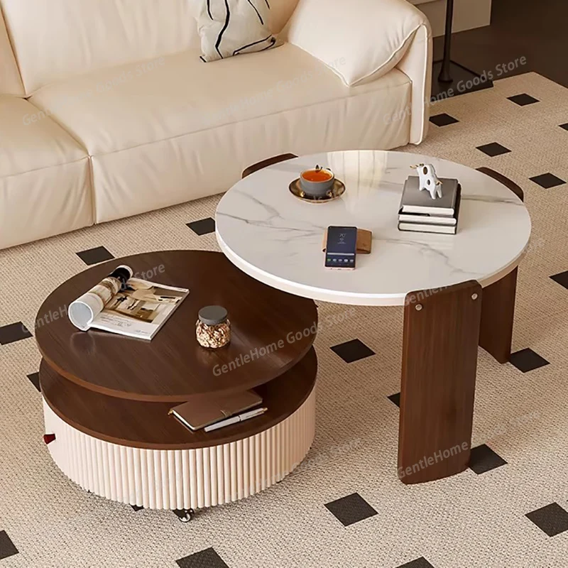 Vintage Luxury Coffee Tables Round Aesthetic Multifunction Storage Coffee Tables Nordic Trendy Table Basse De Luxe Furniture
Vintage Luxury Coffee Tables Round Aesthetic Multifunction Storage Coffee Tables Nordic Trendy Table Basse De Luxe Furniture
