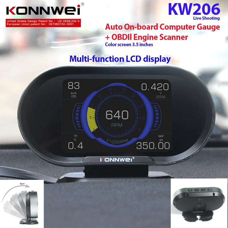 Диагностический HUD-сканер KONNWEI KW206 2026 года для автомобилей, считыватель кодов OBD2, многофункциональный автомобильный инструмент с ЖК-дисплеем и функцией сигнализации
Диагностический HUD-сканер KONNWEI KW206 2026 года для автомобилей, считыватель кодов OBD2, многофункциональный автомобильный инструмент с ЖК-дисплеем и функцией сигнализации