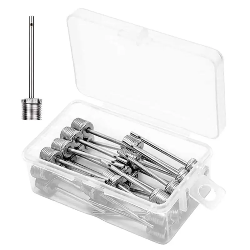 Ball Pump Needles 35pcs Stainless Steel Ball Pump Pin Needle Air Pump Needles Sports Equipment For Rugby
Ball Pump Needles 35pcs Stainless Steel Ball Pump Pin Needle Air Pump Needles Sports Equipment For Rugby