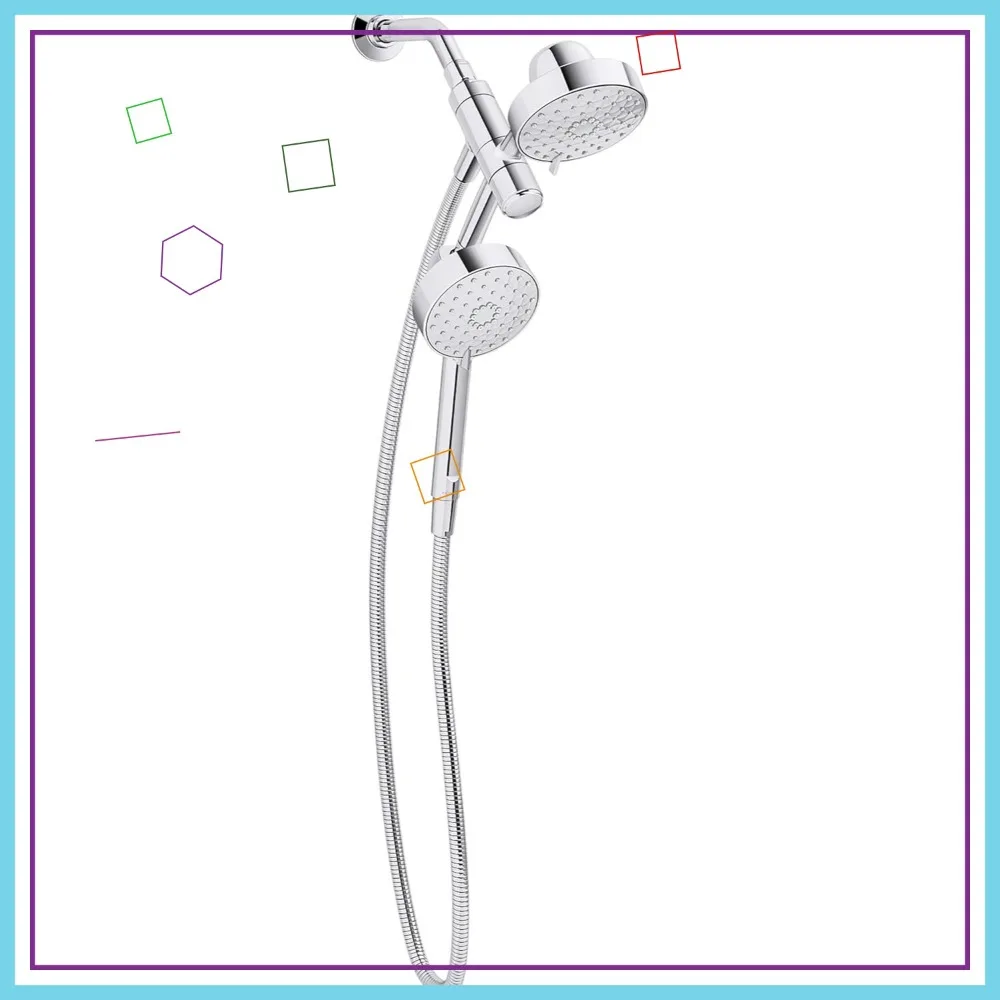 2-in-1 Multifunction Shower Combo Kit, Durable Materials, Versatile Spray, Polished Chrome
2-in-1 Multifunction Shower Combo Kit, Durable Materials, Versatile Spray, Polished Chrome