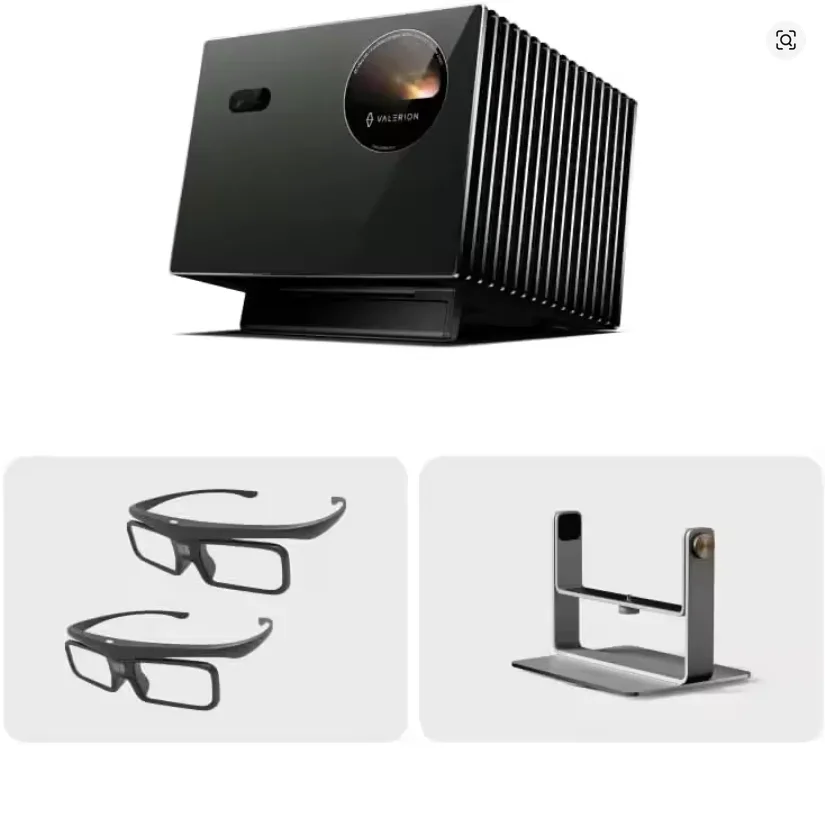 NEW VisionMaster Pro2 Triple Laser Projector 4K - with 3D Glasses and Gimbal Stand
NEW VisionMaster Pro2 Triple Laser Projector 4K - with 3D Glasses and Gimbal Stand