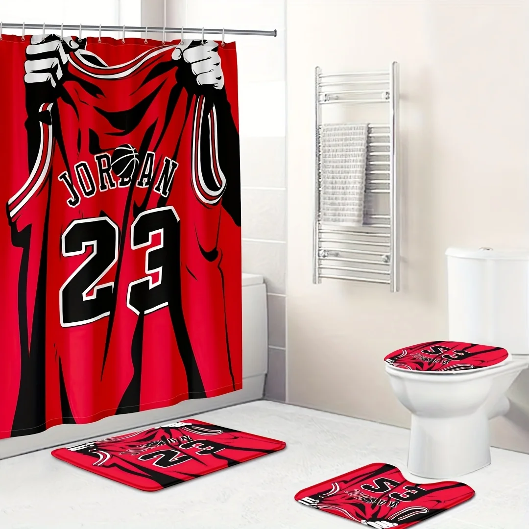 Red Diamond Flower Shower Curtain Set | Modern Waterproof Curtain, 4-Piece Set (Bath Mat, Toilet Lid Rug, Non-Slip U-Shape Mat)
Red Diamond Flower Shower Curtain Set | Modern Waterproof Curtain, 4-Piece Set (Bath Mat, Toilet Lid Rug, Non-Slip U-Shape Mat)