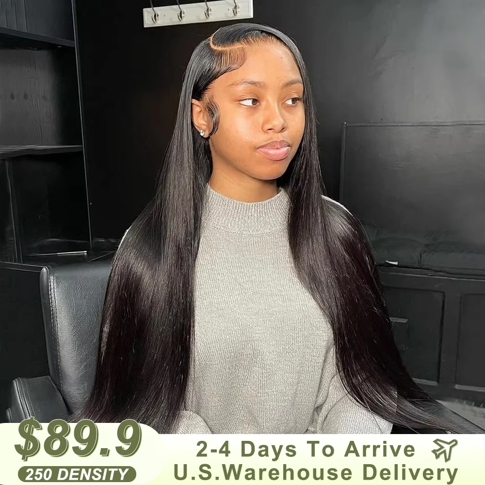 250 Density 13x4 13x6 Transparent Bone Straight Human Hair Wigs 30 40 inch Lace Front Wig 360 Full Wig Pre Plucked For Women
250 Density 13x4 13x6 Transparent Bone Straight Human Hair Wigs 30 40 inch Lace Front Wig 360 Full Wig Pre Plucked For Women