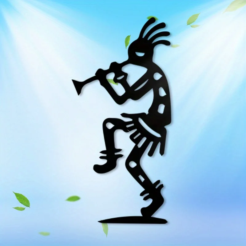 1pc of Kokopelli Metal Wall for Art, a Mural Statue of Kokopelli, Great for Decorating Bedroom Walls with a Local Theme
1pc of Kokopelli Metal Wall for Art, a Mural Statue of Kokopelli, Great for Decorating Bedroom Walls with a Local Theme